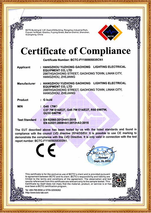 CE Certificates